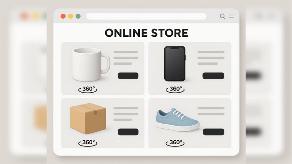 Packshot objet360 efficace pour le e commerce